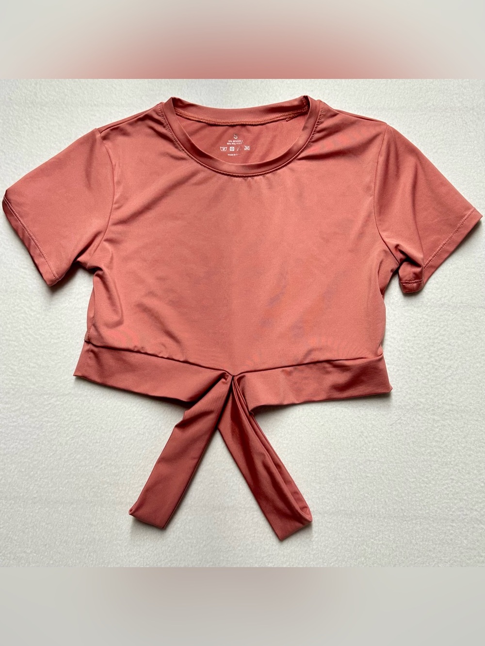 NVGTN Cross Body Tee Women’s Small Cropped Workout Top